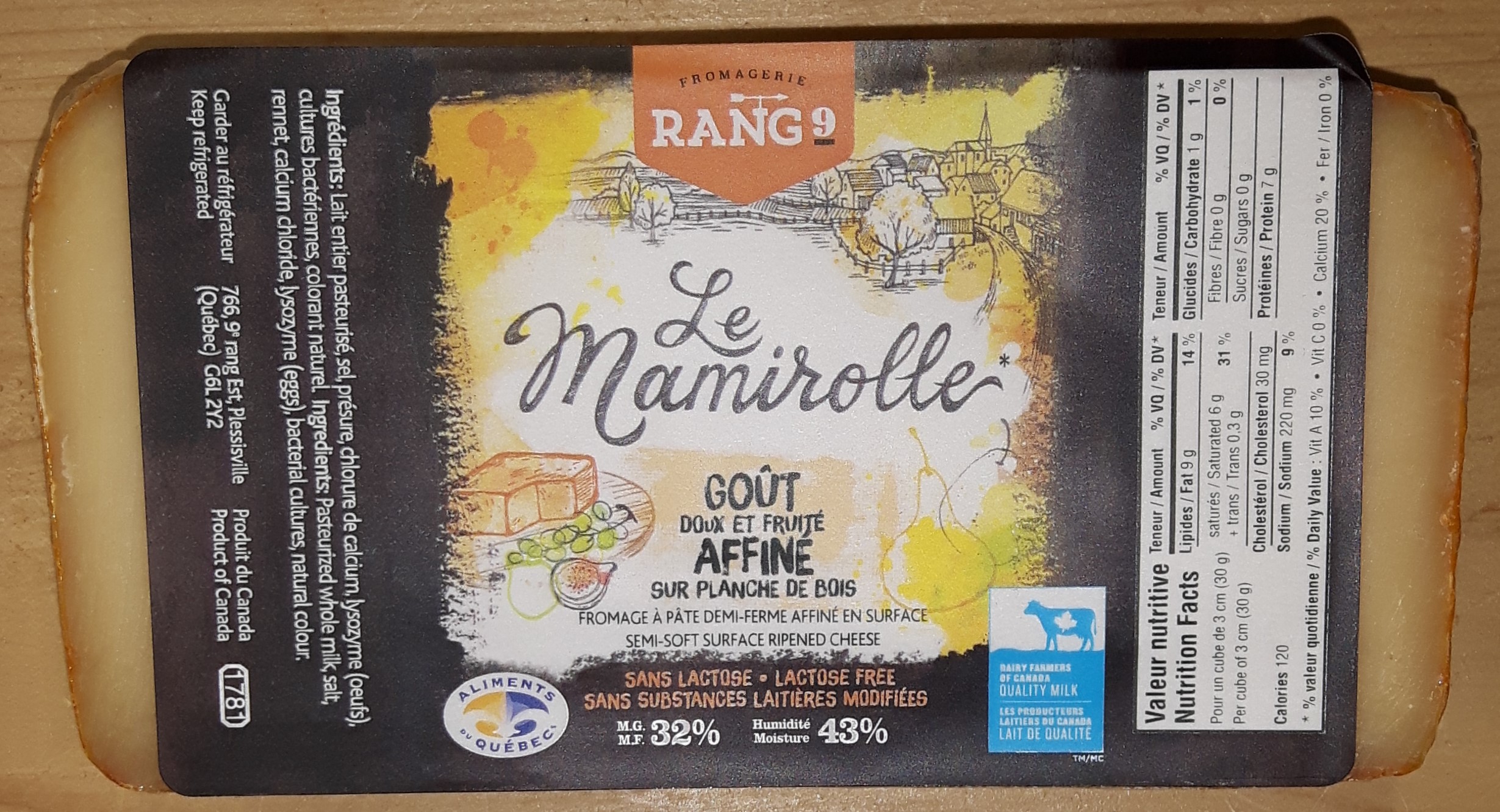 Fromage Mamirolle Rang 9 Alimentation Mont Laurier 